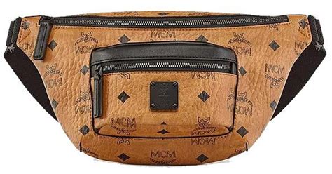 mcm fursten belt bag.